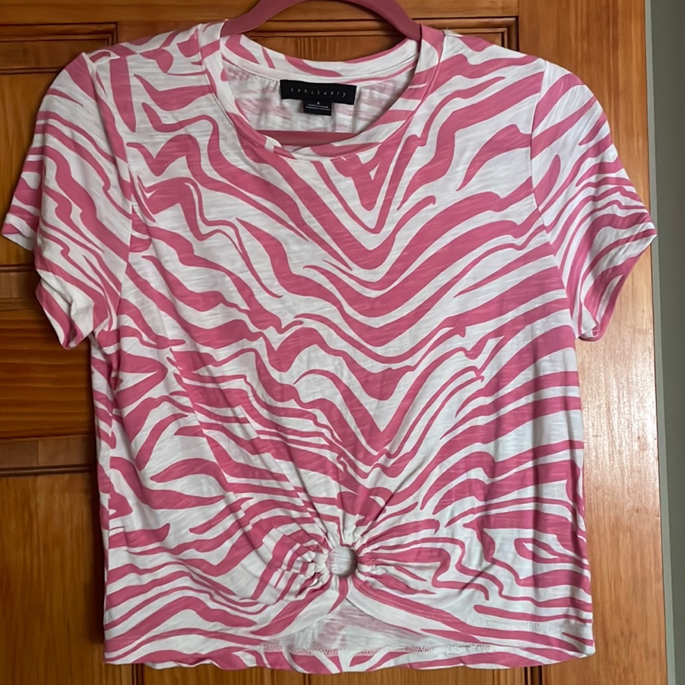 Sanctuary cropped short sleeve tee